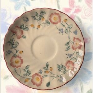 Vintage Floral Patterned Saucer